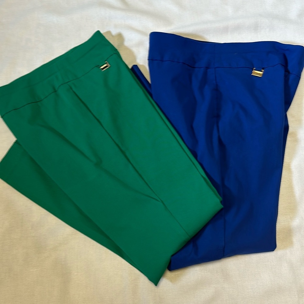 2 pair Alfani Tommi control pull on work pants